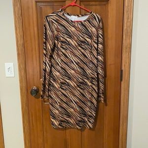 Tiger print dress